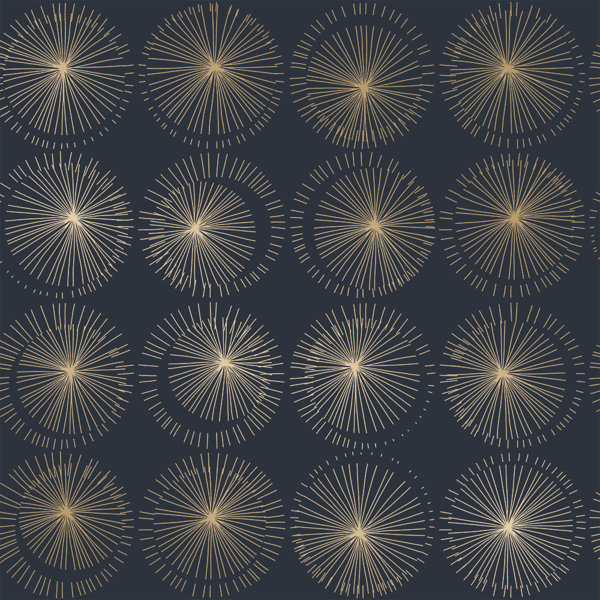 Olivas 33' L x 20.5" W Metallic Peel and Stick Wallpaper Roll & Reviews